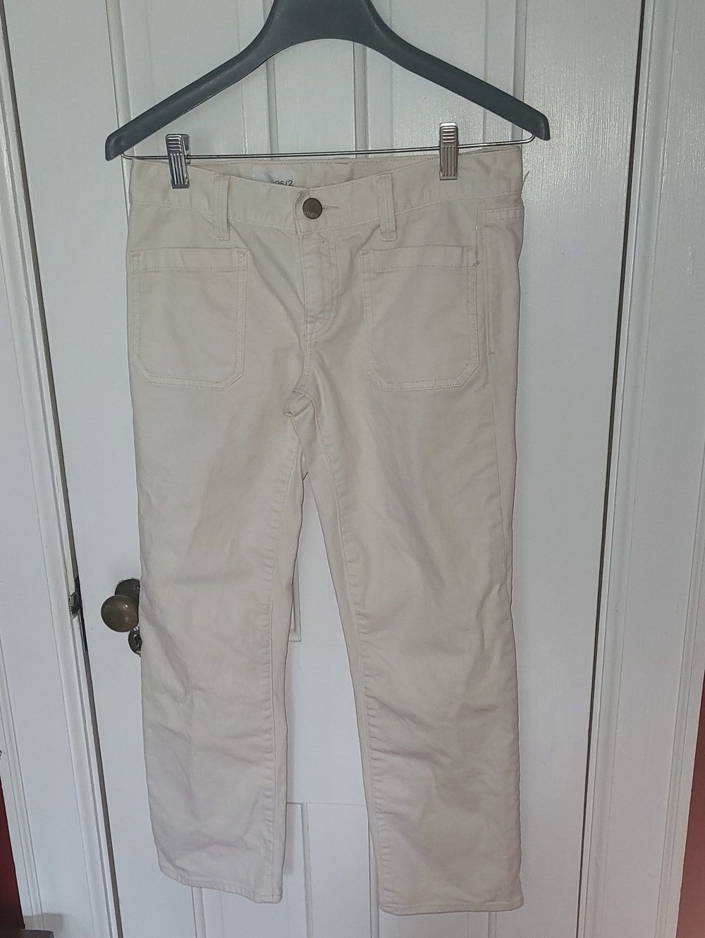 GAP Caribbean Sand Low-Rise Front Pocket Capri Denim, Size 2/26